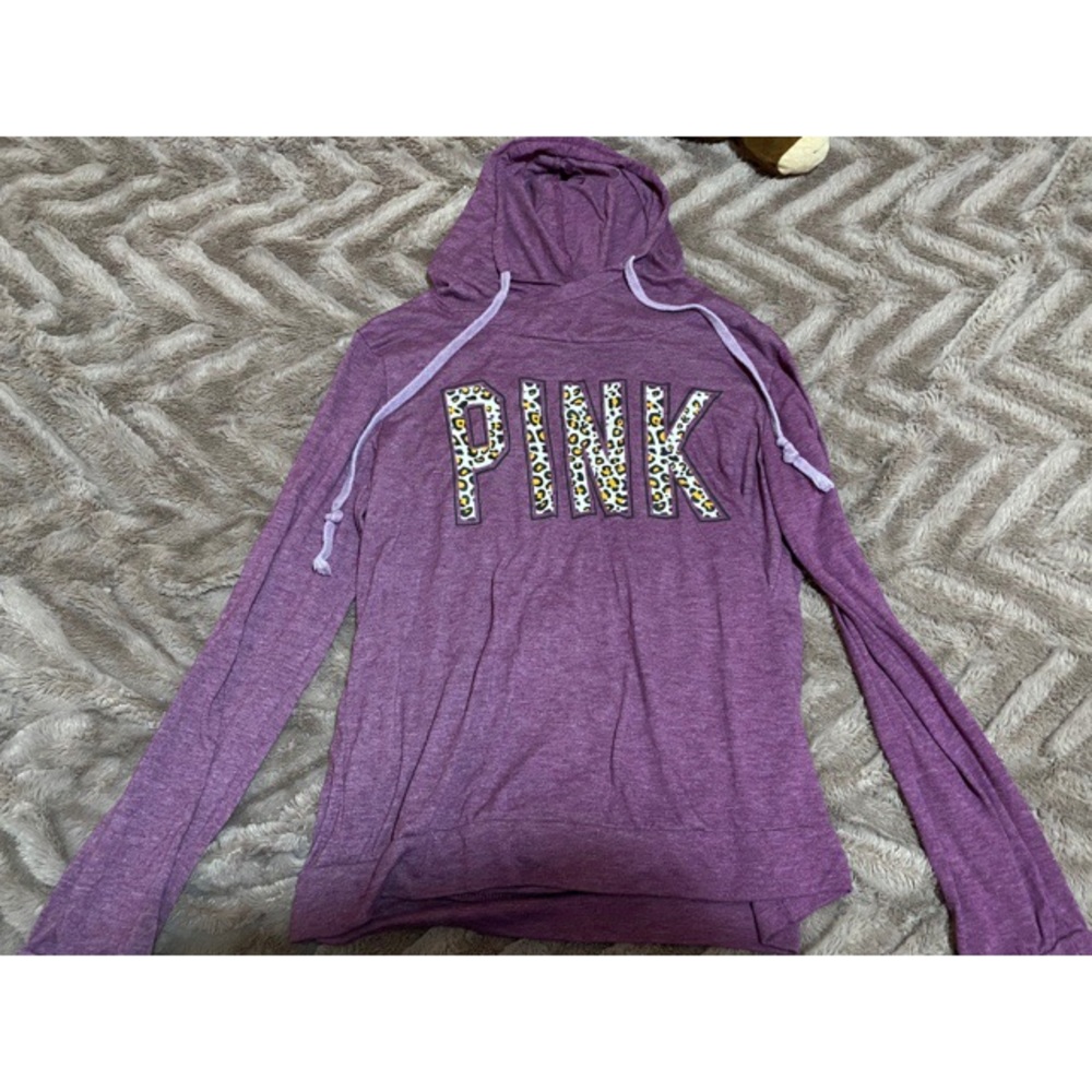 Purple & Cheetah Print Sweatshirt